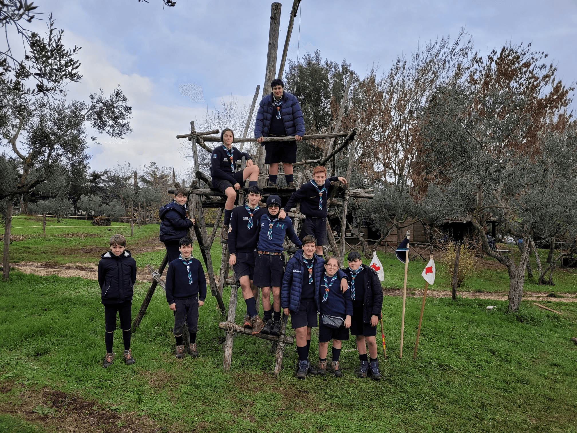 Foto di gruppo del Riparto