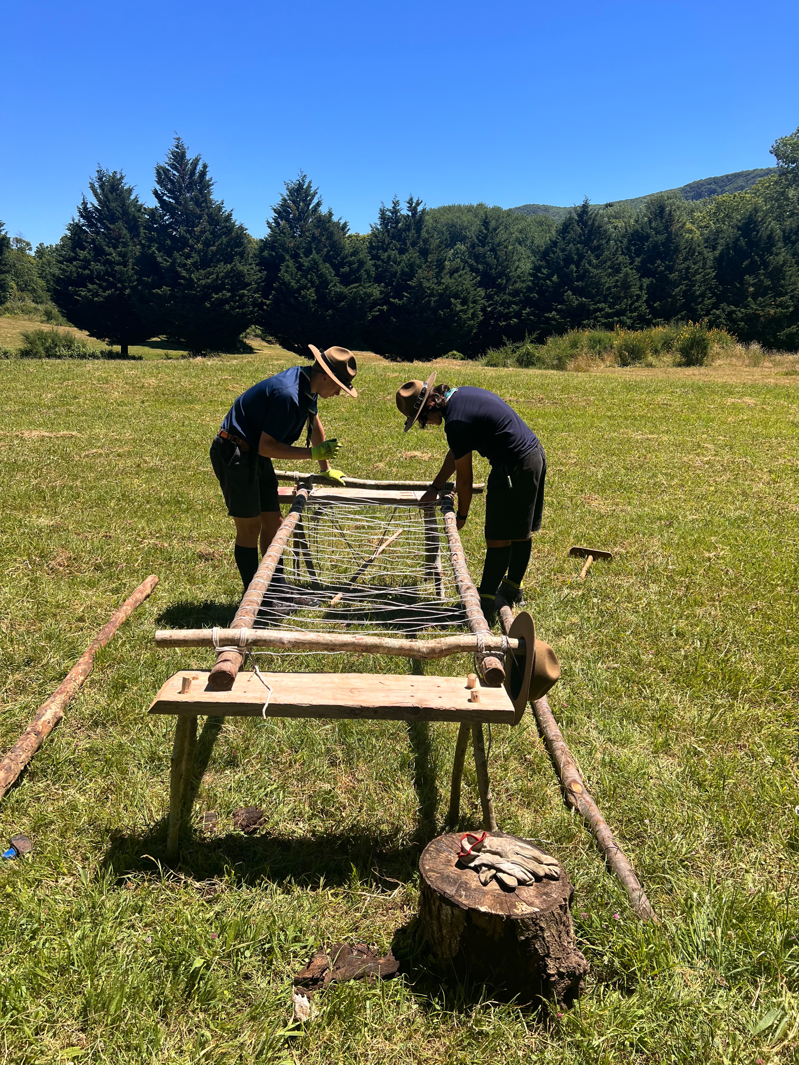 Dettaglio del tavolo