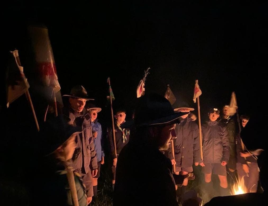 I capi squadriglia con le candele